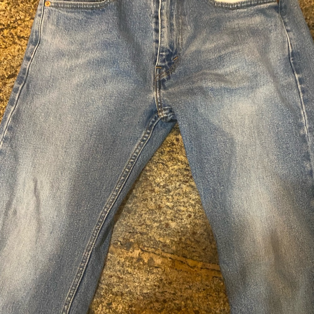 Levi's Blue Skinny Jeans with Faded Wash